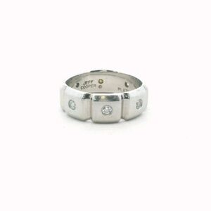 Jeff Cooper Platinum Diamond Wedding Band